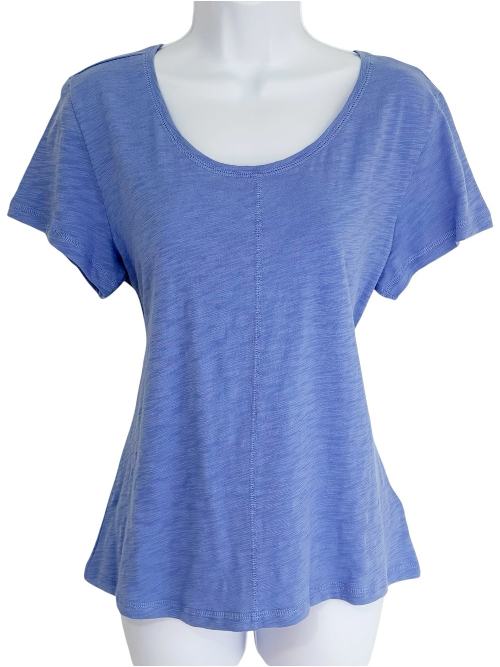 HABITAT Cotton Pebble Cover Stitch Tee Short Sleeve Top Medium